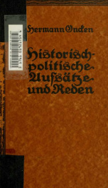 Historisch-politische Aufsätze und Reden 01_cover