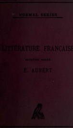 Littérature française 2_cover