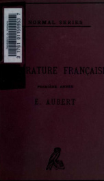 Littérature française 1_cover