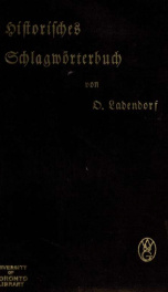 Historisches schlagwörterbuch_cover