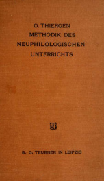 Methodik des neuphilologischen Unterrichts_cover