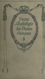 Anthologie des poètes lyriques français;_cover