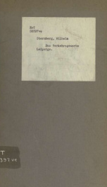 Das Verkehrsgewerbe Leipzigs_cover