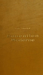 Éducation moderne et entrainement professionnel_cover