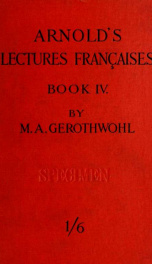 Arnold's Lectures françaises, Book IV 4_cover