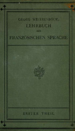 Lehrbuch der französischen Sprache. I Theil_cover