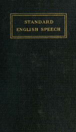 The development of standard English speech in outline_cover