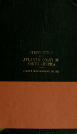 Ctenophores of the Atlantic coast of North America_cover