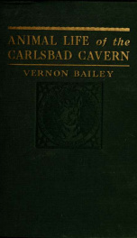 Animal life of the Carlsbad cavern_cover