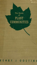The study of plant communities : an introduction to plant ecology_cover