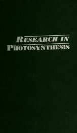 Research in photosynthesis; papers and discussions presented at the Gatlinburg conference, October 25-29, 1955, sponsored by the Committee on Photobiology of the National Academy of Sciences-National Research Council and supported by the National Science _cover