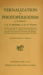 Vernalization and photoperiodism_cover