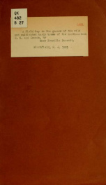 A field key to the genera of the wild and cultivated hardy trees of the northeastern United States and Canada_cover