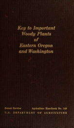 Key to important woody plants of eastern Oregon and Washington_cover