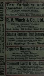 Henderson's Greater Vancouver city directory : embracing the area of Greater Vancouver, covering the city proper, North Vancouver, West Vancouver, South Vancouver, and Port Grey ... and a classified business directory and buyers' guide. -- 1919_cover