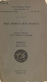 The Ponca sun dance Vol. 7,  No. 2_cover