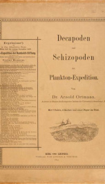 Ergebnisse der in dem Atlantischen Ocean von Mitte Juli bis Anfang November 1889 ausgeführten Plankton-Expedition der Humboldt-Stiftung. Auf Frund von gemeinschaftlichen Untersuchungen einer Reihe von Fach-Forschern Bd.2.G.b_cover