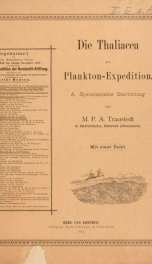 Ergebnisse der in dem Atlantischen Ocean von Mitte Juli bis Anfang November 1889 ausgeführten Plankton-Expedition der Humboldt-Stiftung. Auf Frund von gemeinschaftlichen Untersuchungen einer Reihe von Fach-Forschern Bd.2.E.a.A_cover