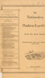 Ergebnisse der in dem Atlantischen Ocean von Mitte Juli bis Anfang November 1889 ausgeführten Plankton-Expedition der Humboldt-Stiftung. Auf Frund von gemeinschaftlichen Untersuchungen einer Reihe von Fach-Forschern Bd.3.L.a_cover