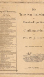 Ergebnisse der in dem Atlantischen Ocean von Mitte Juli bis Anfang November 1889 ausgeführten Plankton-Expedition der Humboldt-Stiftung. Auf Frund von gemeinschaftlichen Untersuchungen einer Reihe von Fach-Forschern Bd.3.L.h.2_cover