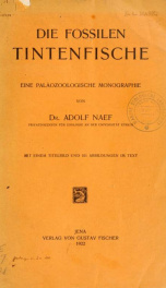 Die fossilen Tintenfische; eine paläozoologische Monographie_cover