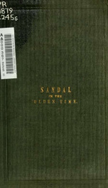 Sandal in the olden time, an historical poem_cover