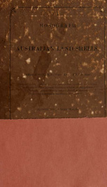 A monograph of Australian land shells_cover