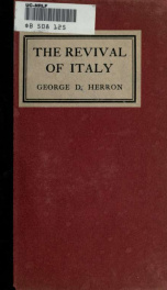 The revival of Italy_cover