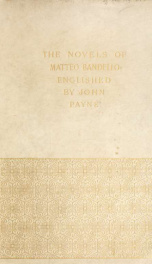 The novels of Matteo Bandello, bishop of Agen; 4_cover
