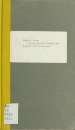 Pompeianische Wandinschriften und Verwandtes. Ausgewählt von Ernst Diehl. [Introduction in German; text in Latin.]_cover