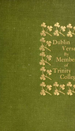 Dublin verses by members of Trinity College_cover