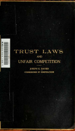 Trust laws and unfair competition_cover
