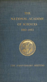 A history of the first half-century of the National Academy of Sciences, 1863-1913 meeting_cover