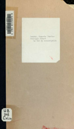 La loi de conscription; discours prononcé à la séance du vendredi, 3 aôut, 1917_cover