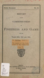 Annual report of the Commissioners on Fisheries and Game_cover