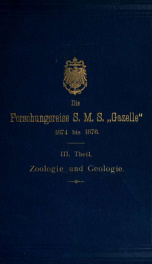 Die Forschungsreise S. M. S. "Gazelle" in den Jahren 1874 bis 1876 : unter Kommando des Kapitän See Freiherrn von Schleinitz v.3_cover