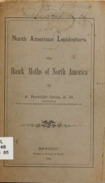 The hawk moths of North America_cover