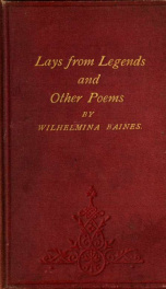 Lays from legends, and other poems_cover