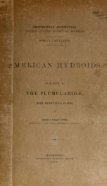 American hydroids .. pt.1_cover