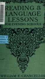 Reading and language lessons for evening schools_cover