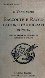 Raccolte e raccoglitori di autografi in Italia_cover