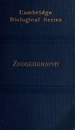A text-book of zoogeography_cover