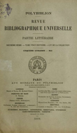 Polybiblion; revue bibliographique universelle v.55 n.05_cover