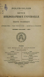 Polybiblion; revue bibliographique universelle v.78 n.06_cover