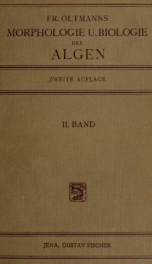 Morphologie und Biologie der Algen Band II_cover