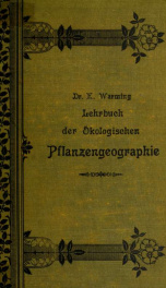 Lehrbuch der ökologischen pflanzengeographie_cover