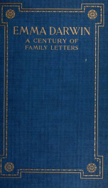 Emma Darwin, a century of family letters, 1792-1896 2_cover