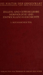 Zellen- und gewebelehre, morphologie und entwicklungsgeschichte_cover