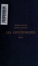 Les contemporaines; ou, Aventures des plus jolies femmes de l'age présent; choix des plus caractéristiques de ces nouvelles pour l'étude des moeurs à la fin du 18e siècle. Annotations tirées surtout des autres écrits de l'auteur 3_cover