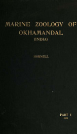 Report to the government of Baroda on the marine zoology of Okhamandal in Kattiawar pt. 1_cover